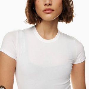 Aritzia babaton white t-shirt